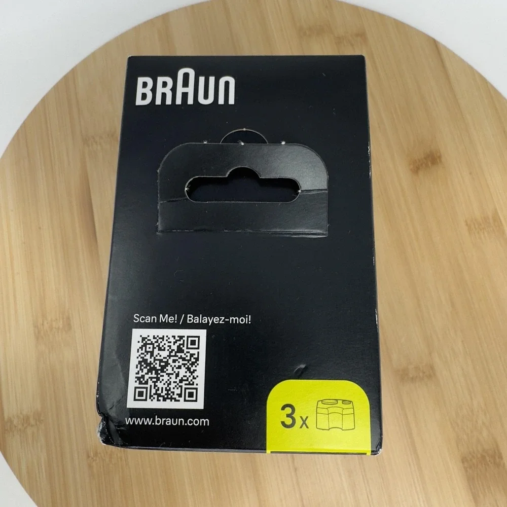 Braun 3in1 Shaver Care Lemon Fresh Cleaning Cartridges 3 Pack Made in Ireland